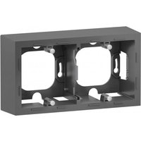 Legrand 765499 SEANO APgehäuse 2-fach in der Farbausführung Anthrazit lackiert