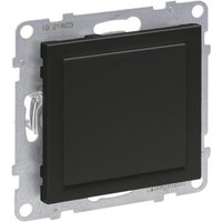 Legrand 765801 SEANO Blindabdeckung & Mosaic-Adapter in der Farbausführung sw (Inhalt 5 Stück)