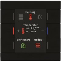 MDT BE-TAS86T06.02 KNX Taster Smart 86 m.Farbdisplay u.Temperatursensor sw matt