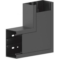 GGK Flachwinkel BR 60x110/80-9005, PVC Gehrungsformteil, schwarz 12745