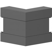 GGK Außeneck BR 60x170/80-9005, PVC Gehrungsformteil, schwarz