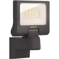 Esylux Außenstrahler SUNJA grafit 1300lm 2700K/4000K IP65, dreh-und schwenkbar