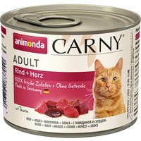animonda Carny Adult Rind und Herz 24x200g