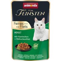 animonda vom Feinsten Adult mit Kaninchen + Hühnchenfilet 36x85g