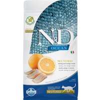 N&D Cat Ocean mit Hering & Orange für kastrierte Katzen 1,5kg