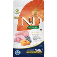 N&D Cat Pumpkin Lamm, Kürbis & Heidelbeere für kastrierte Katzen 1,5kg