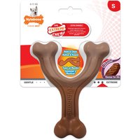 Nylabone Extreme Kauknochen Gabelknochen Bison-Geschmack S – für Hunde bis 11 kg