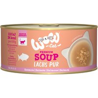 WOW CAT Suppe mit Lachs 12x70g