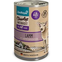 ZooRoyal Charlys Naturkost Lamm mit Kartoffeln & Distelöl 400g