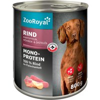 ZooRoyal Mono-Protein Rind 6x800g