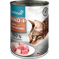 ZooRoyal Katze Rind + Huhn & Entenherzen 12x400g