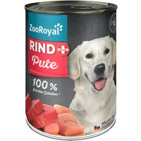 ZooRoyal Rind + Pute 6x400g