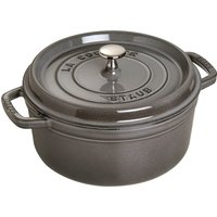 Staub La Cocotte Cocotte 18 cm, redondo, Gris grafito, Hierro fundido