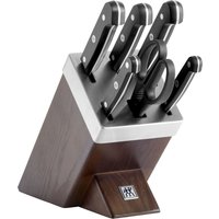 ZWILLING Gourmet 7-pzs, Taco de cuchillos, Marrón