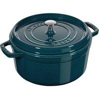 Staub La Cocotte Cocotte 26 cm, redondo, Verde azulado-turquesa, Hierro fundido