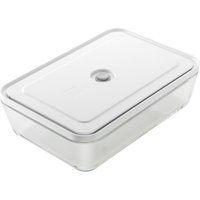 ZWILLING Fresh & Save Recipiente de vacío para gratinar, Vidrio, Gris