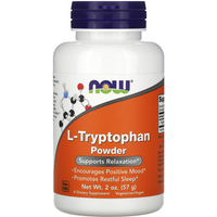 Układ Nerwowy Tryptofan Now Foods L-Tryptophan Powder 57g