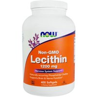 Pamięć i Koncentracja Lecytyna Now Foods Non-GMO Lecitine 1200mg 400softgels