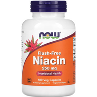 Witamina B Now Foods Niacin Flush Free 250mg 180vkaps