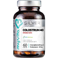 Wsparcie Odporności Kolostrum MyVita Silver Colostrum 40 Immuno Forte 60kaps