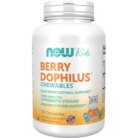 Wsparcie Jelit Probiotyki dla Dzieci Now Foods Berry Dophilus Kids 120chewables