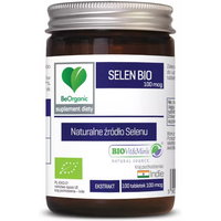Minerały Selen BeOrganic Selen 100mcg 100tab