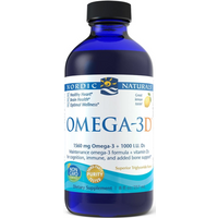 Kwasy Tłuszczowe Omega + D Nordic Naturals Omega 3D 1560mg 237ml Cytrynowy