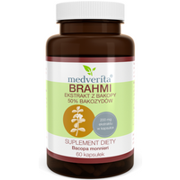Adaptogeny Bakopa Drobnolistna MEDVERITA Brahmi 400mg 60kaps