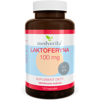 Wsparcie Odporności Laktoferyna MEDVERITA Laktoferyna 100mg 120kaps