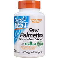 Męska Kondycja Palma Sabałowa Doctor's Best Saw Palmetto 320mg Prosterol 60softgels
