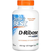 Suplement Energetyczny Ryboza Doctor's Best D-Ribose 850mg 120vkaps
