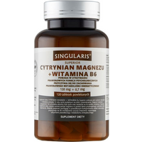 Witaminy i Minerały Magnez + Witamina B6 Singularis Cytrynian Magnezu + B6 120tab