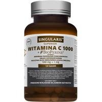 Wsparcie Odporności Witamina C + Bioperyna Singularis Witamina C 1000 + Bioperin 120kaps