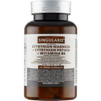 Witaminy i Minerały Kompleks Singularis Cytrynian Magnezu + Potas B6 120tab