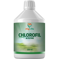 Detoks i Antyoksydanty Chlorofil MyVita Chlorofil w płynie 500ml