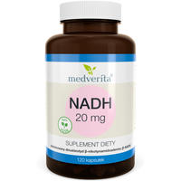 Suplement Energetyczny NADH Medverita NADH 20mg 120kaps