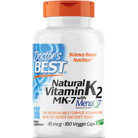 Witaminy K2 Doctor's Best Natural Vitamin K2 MK7 with MenaQ7 45mcg 180kaps