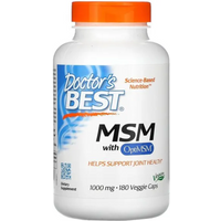 Regeneracja Stawów Kompleks Doctor's Best MSM optimsm vegan 1000mg 180vkaps