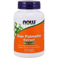 Układ Moczowy Palma Sabałowa Now Foods Saw Palmetto Extract & Zinc 90softgel