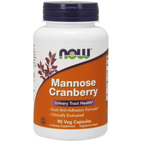 Układ Moczowy Mannoza Now Foods Mannose Cranberry 90kaps