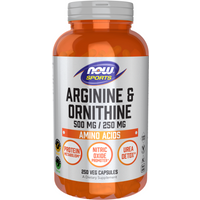 Układ Krążenia Arginina Now Sport Arginine & Ornithine 250kaps