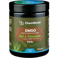 Kosmetyki Naturalne ChemWorld Żel DMSO 70% z Aloesem 190ml