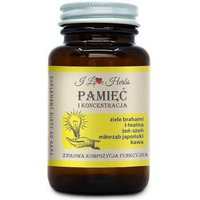 Pamięć i Koncentracja I love Herbs Pamięć i koncentracja 60kaps
