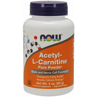 Odchudzanie NOW Acetyl L-Carnitine, Pure Powder 85g