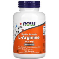 Układ Krążenia Now Foods L-Arginine 1000mg 120tabs