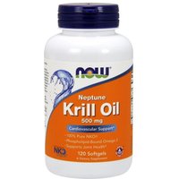 Zdrowe Tłuszcze Now Foods Kril Oil 500mg 120softgels
