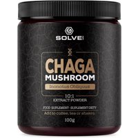 Adaptogeny Solve Labs Chaga 10:1 Mushroom powder 100g