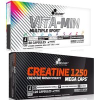 Zestaw Olimp Nutrition Vita-min Multiple Sport 60kaps + Creatine 1250 120kaps