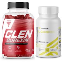 Zestaw na Redukcję Trec Clenburexin 180kaps + Promaker Gold L-Carnitine 60tab