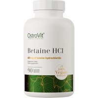 Trawienie Betaina Ostrovit Betaine HCL 90kaps